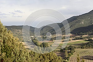 View of Berganzo village, Alava, Spain photo