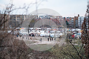 View of Berlin Mauer Park