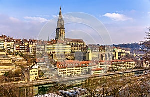 View of Bern with its Munster