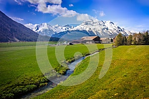 View from the Bernina Express