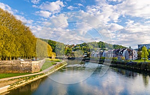 View of Besancon over the Doubs River