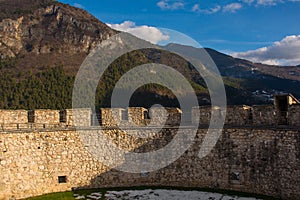 View from Beseno Castle in Trentino, Italy