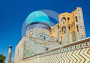 View of Bibi-Khanym Mosque in Samarkand - Uzbekistan
