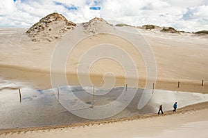 View from big dune - Leba, Poland.