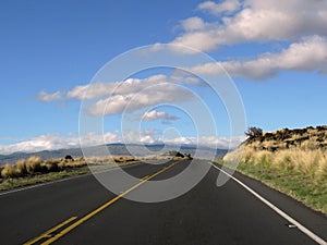 View of the Big Island Highway