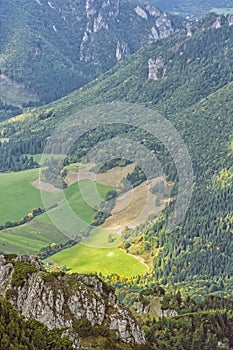 Pohľad z Veľkého Rozsutca, Malá Fatra, Slovensko