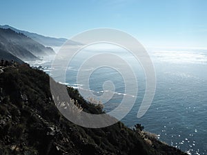 A view of Big Sur coastline