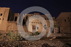 View of Birkat Al Mouz, an ancient village in Oman photo