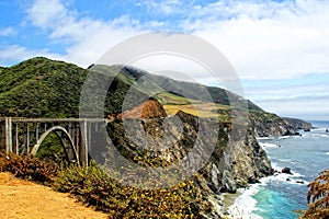 View from bixby bridge,big sur