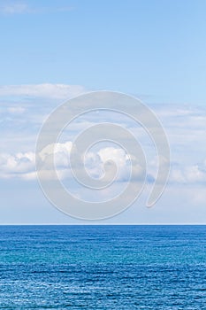 view of Black Sea from Sapri village in autumn