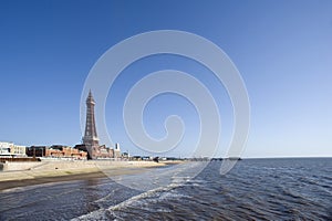 View of Blackpool beachfront