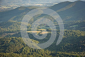 View from Blackrock Summit in Shenandoah National Park,VA