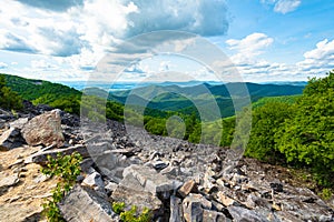 View from Blackrock Summit in Shenandoah National Park,VA