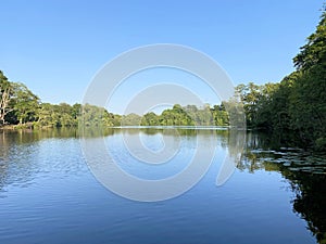 A view of Blake Mere Lake near Ellesmere