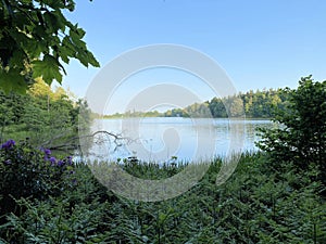 A view of Blake Mere Lake near Ellesmere