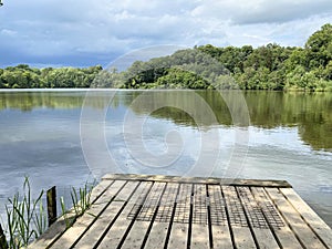 A view of Blake Mere Lake near Ellesmere