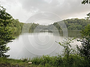 A view of Blake Mere Lake near Ellesmere