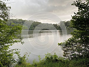 A view of Blake Mere Lake near Ellesmere