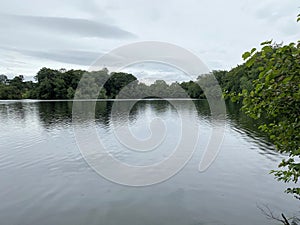 A view of Blake Mere Lake near Ellesmere