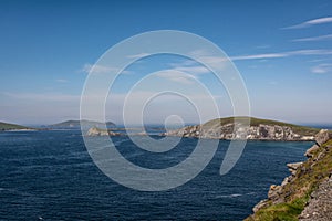 View of the Blasket Islands from the Dingle Peninsula, Dingle, Ireland