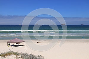 The view from Blouberg Strand over Table Bay photo