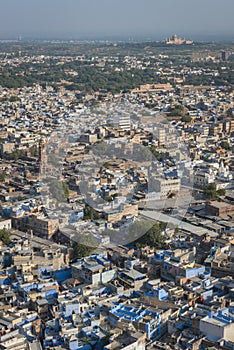 View of Blue City, Rajasthan, India