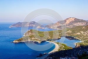 View of Blue Lagoon in Oludeniz, Turkey