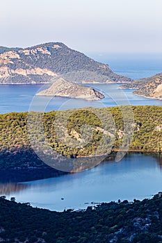 View of Blue Lagoon in Oludeniz, Turkey