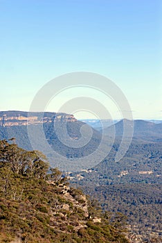 A view of the the Blue Mountains