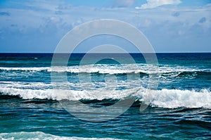 View of Blue Ocean Waves