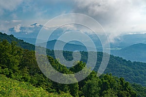 View from the Blue Ridge Mountains