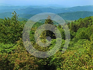 View of the Blue Ridge Mountains