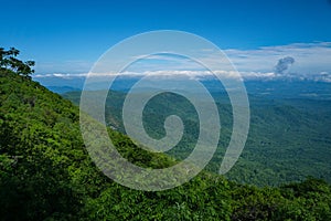 View From the Blue Ridge Mountains of Virginia, USA