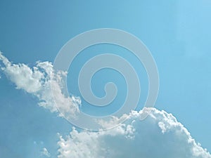 The view of the blue sky never fails to soothe the soul