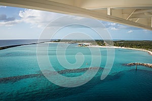 View from Cruise Ship in Bahamas photo
