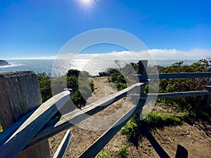 View from the Bluff Clifs at Halfmoon Bay Mavericks Beach photo