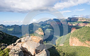 View of the Blyde River Canyon on the Panorama Route, Mpumalanga, South Africa
