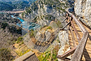 View from boardwalk to RoÃÂ¡ki slap at NP Krka