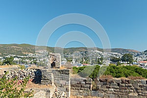 View of Bodrum from the castle of St. Peter. Mugla. Turkey