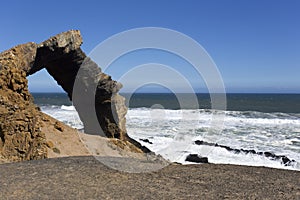 A view of Bogenfels arch at Luderitz