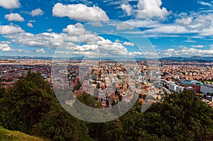 View of Bogota, Colombia photo