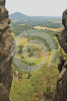 View bohemian switzerland photo