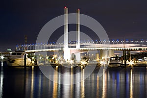 View of Bolte bridge in Melbourne.