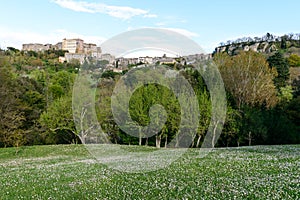 View of Bomarzo (Italy)