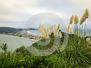 A view of Bombinhas.  state of Santa Catarina.