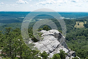 View from Bonticou Crag, Mohonk Preserve New York.