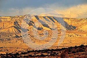 View of Book Cliffs from Colorado National Monument, Grand Junction, USA