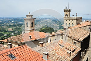 The view from Borgo Maggiore at San Marino