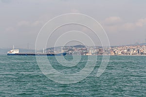 View of the Bosphorus and Istanbul`s Ushkudai district on a sunny day. TurkeyTurkey photo