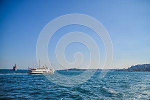 View of Bosphorus strait in Istanbul, Turkey